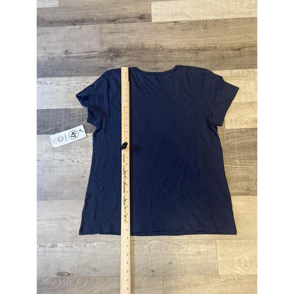 New York Yankees Shirt Womens Large Navy Blue MLB Baseball 2024 World Series Tee - Picture 10 of 10